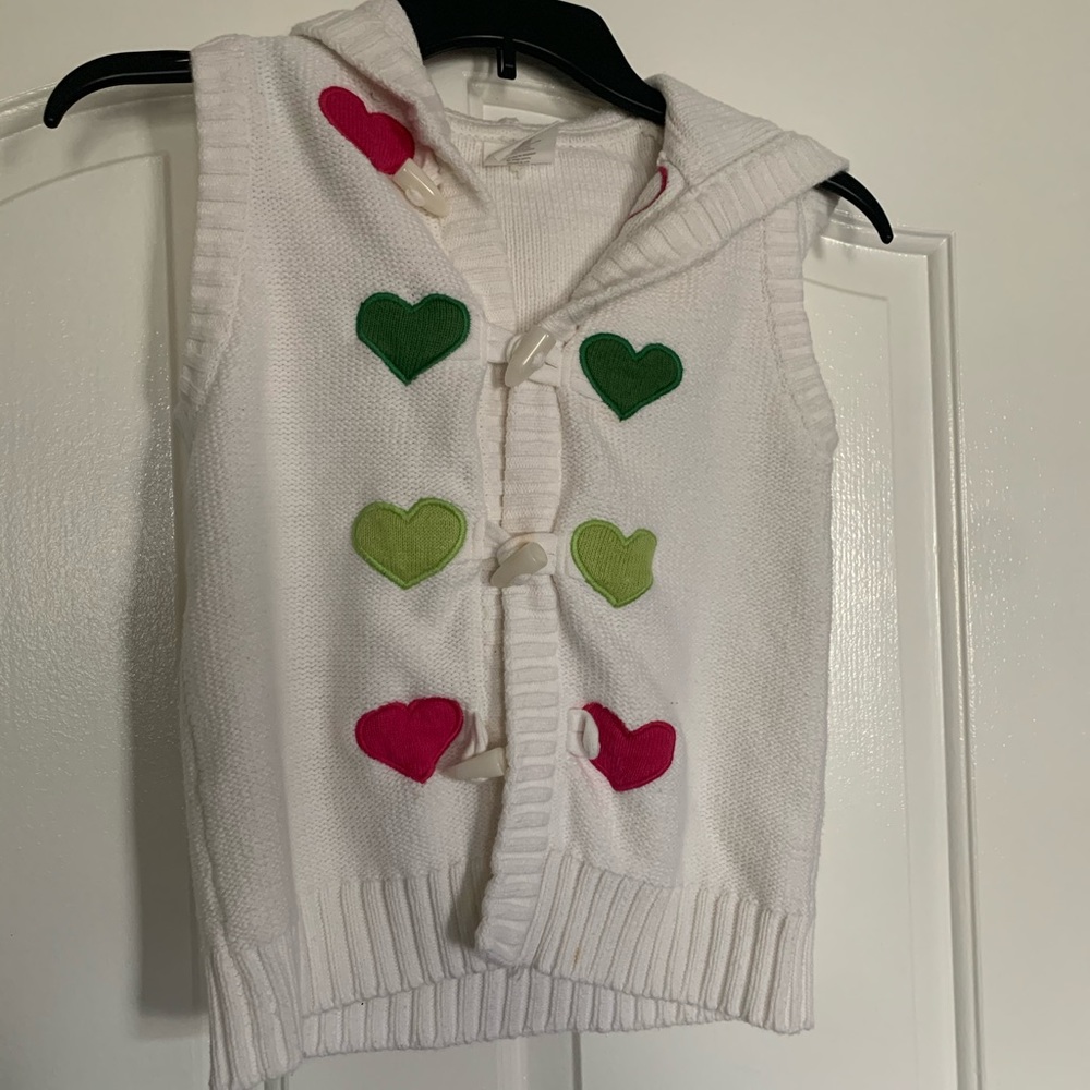 Girls Crazy 8 sweater vest size 10/12